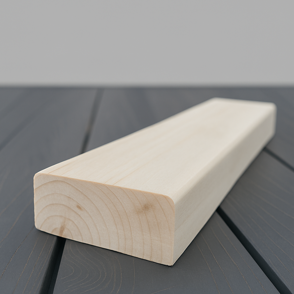 Drebulės dailylentė pirties gultui 30x80x3000 B klasė