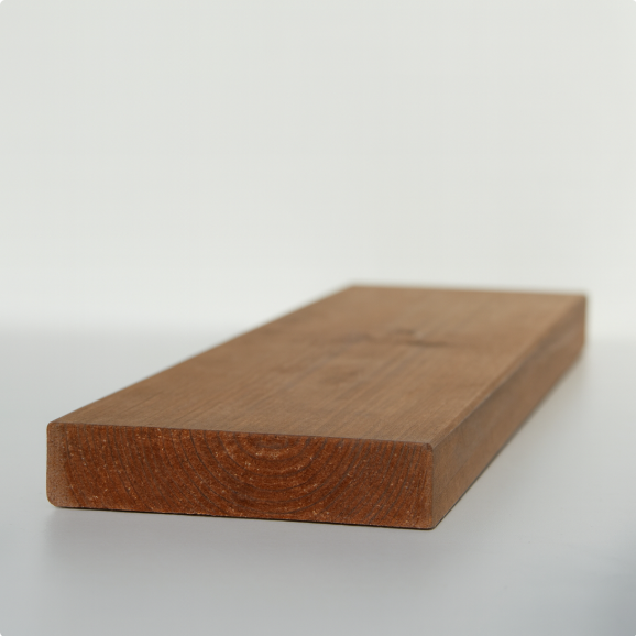 Rudai impregnuota terasinė lenta 28x120x3000